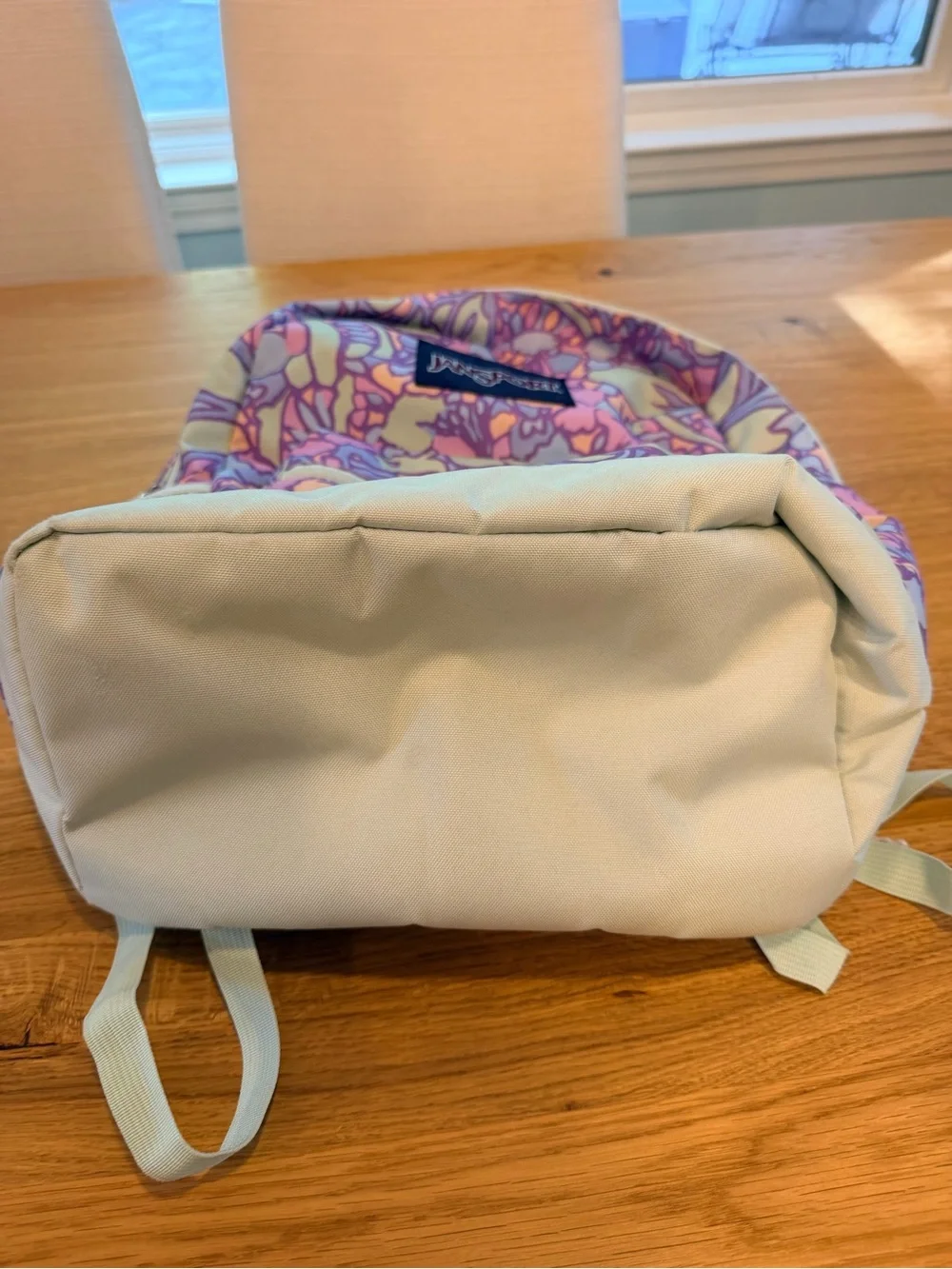 Jansport Pastel Abstract Backpack in Lavender, Pink & Cream